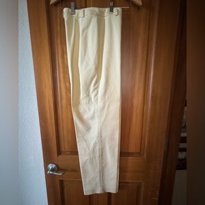 Ladies Butter Yellow slacks